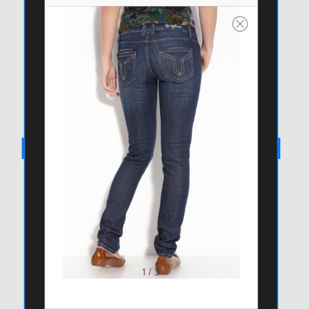 Vigoss designer destroy Jeans womens 3/4